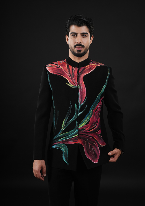 Men's Embroidered Bandhgala - Image 2