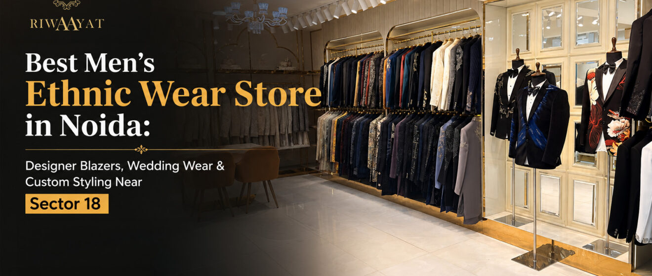 Designer clothing store near Sector 18 Metro