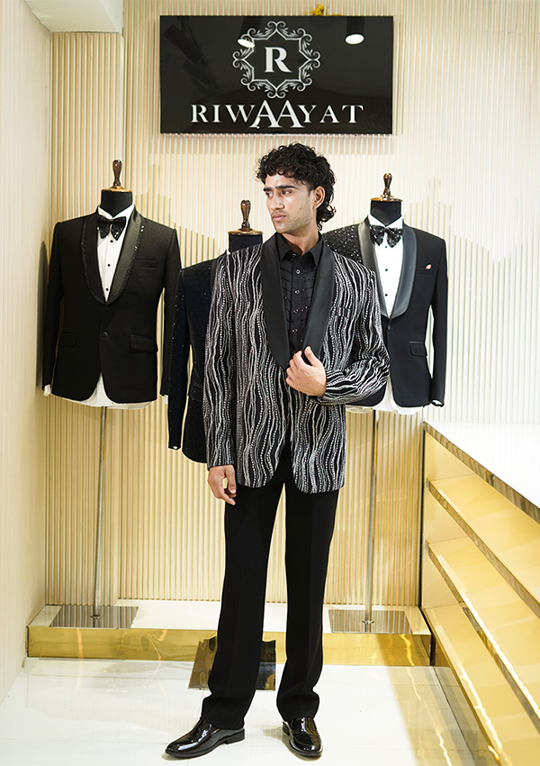Black Tuxedo Suit - Image 3