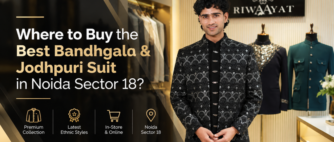 Buy the Best Bandhgala & Jodhpuri Suit in Noida Sector 18